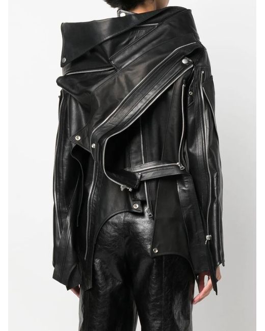 Junya Watanabe Leren Jack in het Black