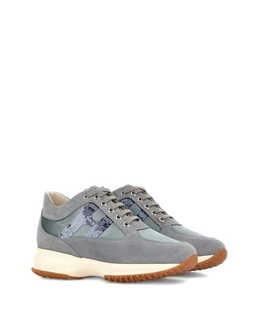 Hogan Gray Interactive Sneakers