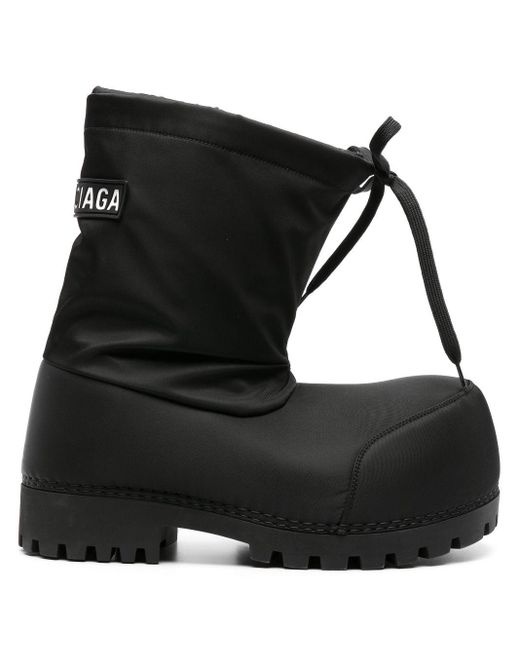 Balenciaga Black Alaska Ankle Boots
