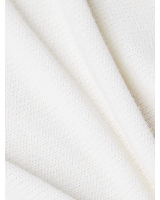 Zegna White Polo-Collar T-Shirt for men