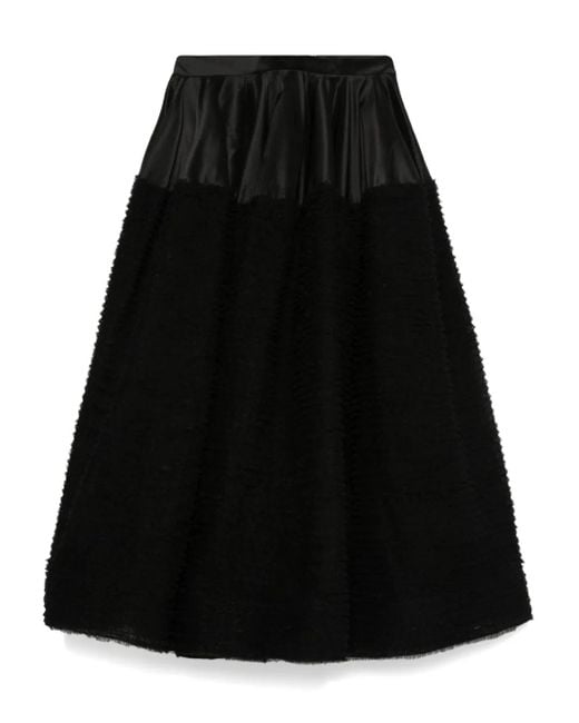 Viktor & Rolf Black Circle Frilled Skirt