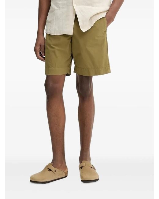 Paul Smith Natural Drawstring Pocket Shorts for men