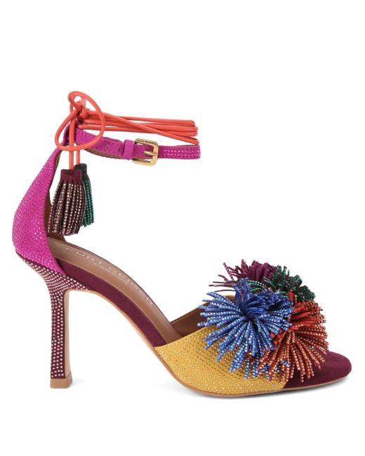 Kurt Geiger Pink Verzierte Sandalen 90mm