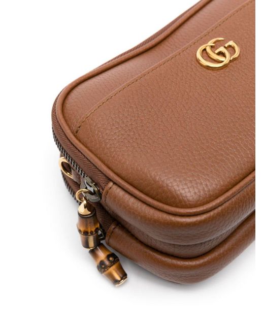 Gucci Brown Super Mini-Tasche mit GG-Motiv