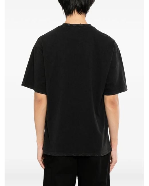 WARMAN Skeleton printed T-shirt in Black für Herren