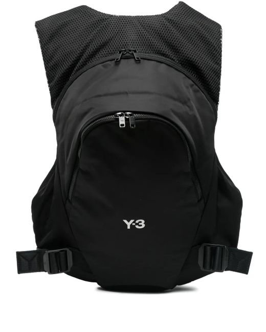Y-3 Black Backpack for men