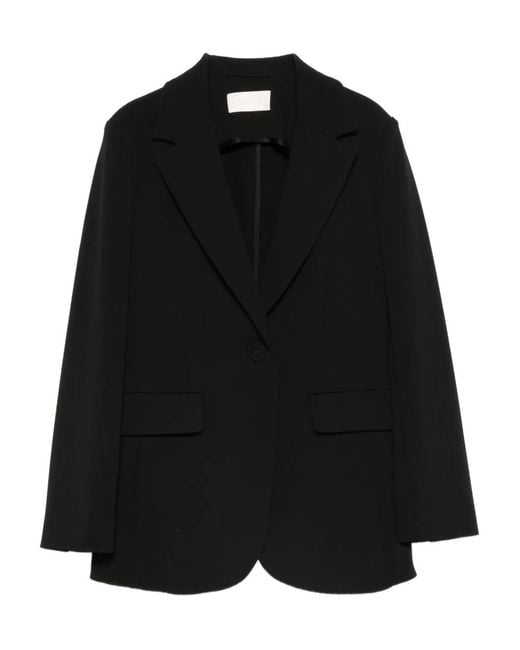 iBlues Gufo Blazer Met Gekerfde Revers in het Black