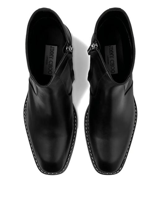 Jimmy Choo Black Wilder Boot for men