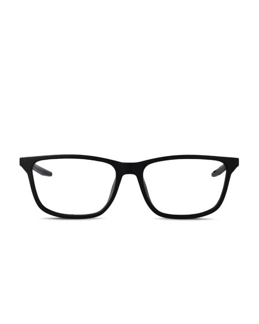 Nike Brille Mit Eckigem Gestell in Black für Herren