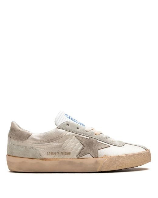 Golden Goose Deluxe Brand White Super-Star Lab /Ice/Taupe" Sneakers
