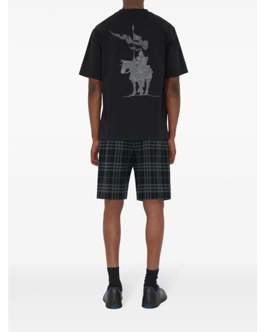 Burberry Black Mini Fashion Pants for men