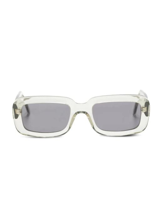 Andy Wolf Gray Rectangle-Frame Sunglasses