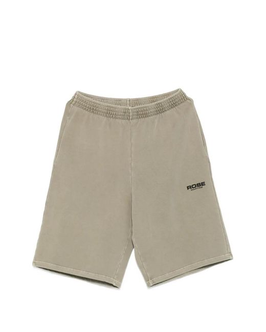 Martine Rose White Logo-Print Shorts for men