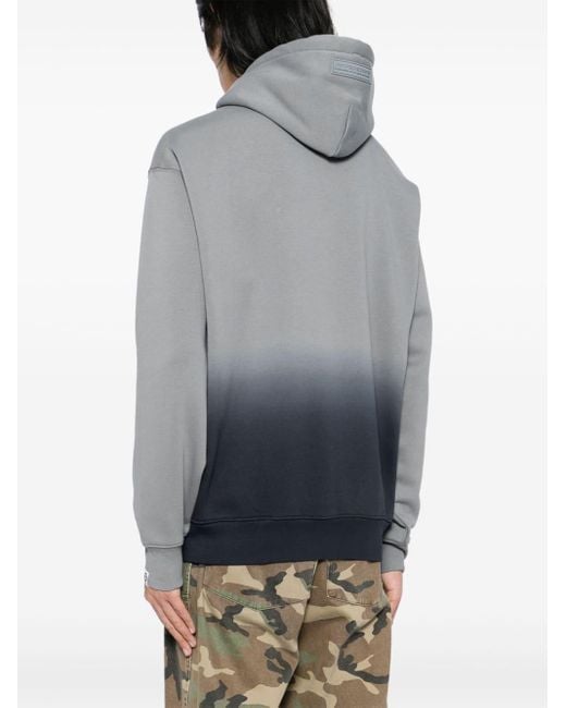 Aape By A Bathing Ape Gray Logo-Patched Hoodie for men