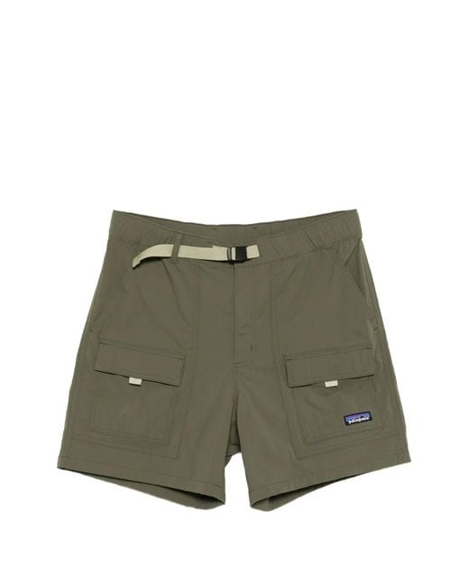 Patagonia Green Cargo Pocket Shorts for men
