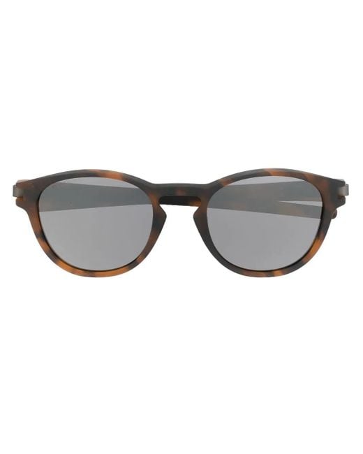 Oakley Gray Latch Tortoiseshell-Effect Sunglasses