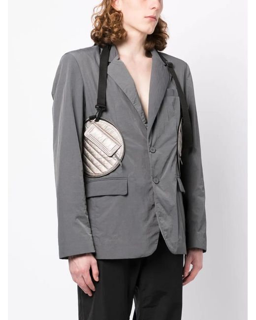 Craig Green Black Packable Single-Breasted Blazer for men