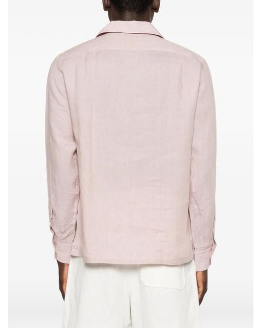 Lardini Pink Pocket Shirt for men
