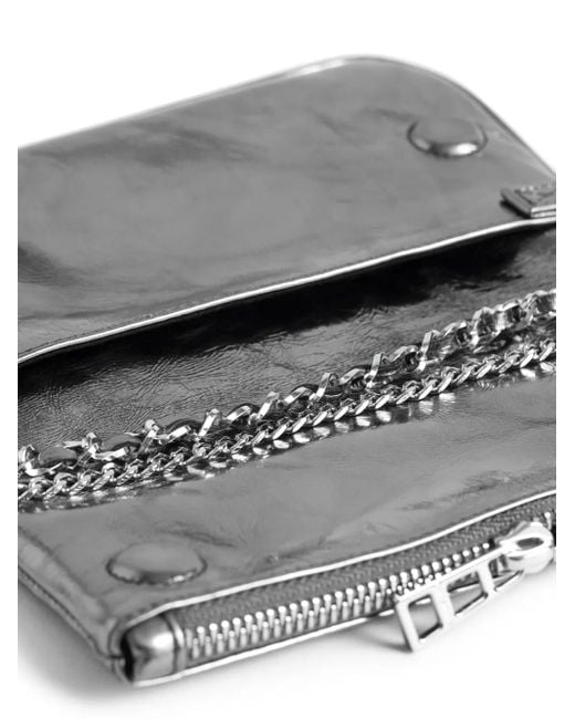 Bolso de mano Rock Nano Vintage Zadig & Voltaire de color Gray