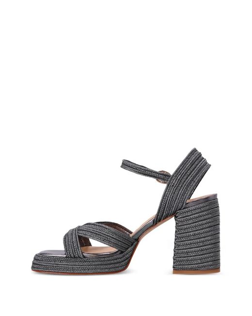 Castaner Valle Sandalen Im Metallic-Look 90Mm