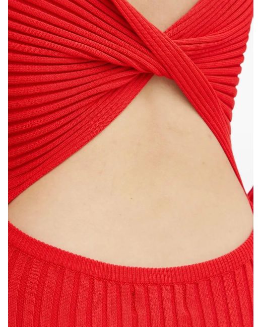 Bardot Red Amaro Maxi Dress
