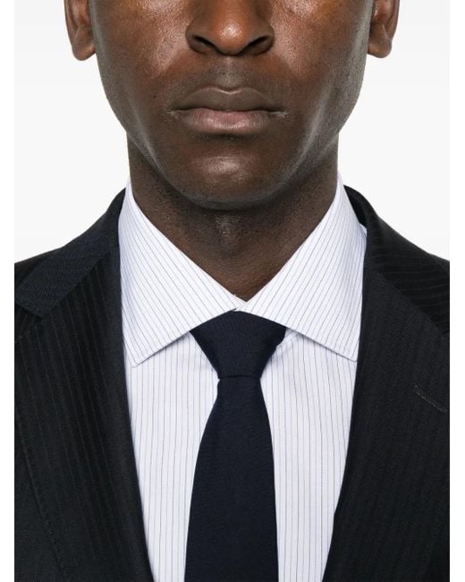 メンズ Corneliani ストライプ シャツ White