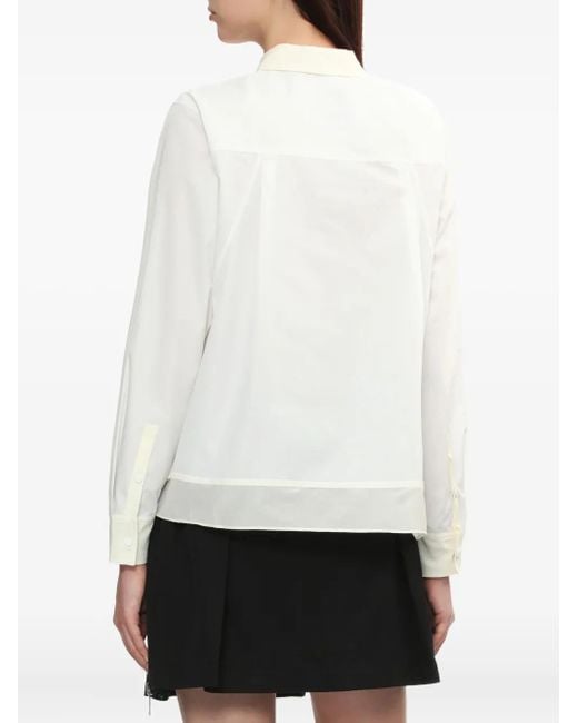 3.1 Phillip Lim Button-Down Blouse in het White