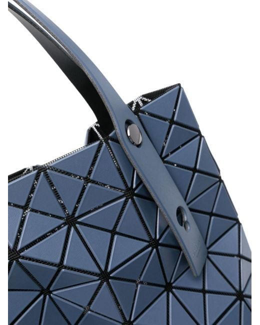 Bao Bao Issey Miyake Blue Geometric-panelled Tote Bag