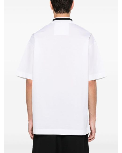 Givenchy Poloshirt Met Wapenschild in het White voor heren