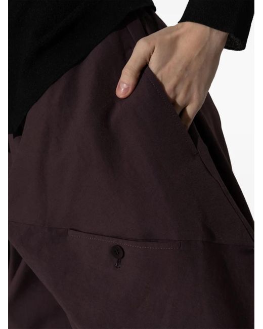 Pantaloni A Gamba Ampia di Issey Miyake in Purple