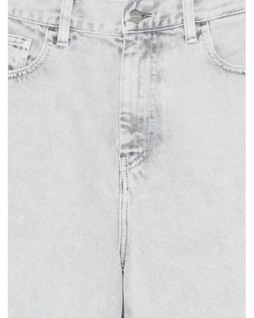 Carhartt White Button Shorts for men