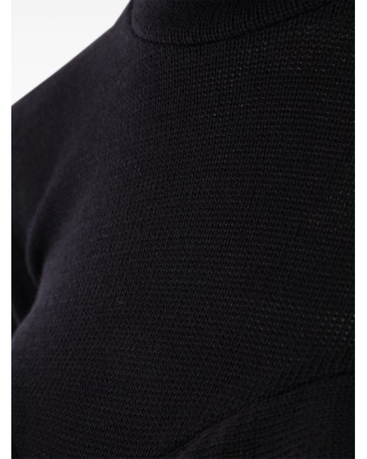 JORDANLUCA Black Pullover im Layering-Look