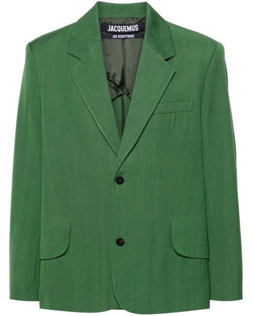 Blazer Titolo à simple boutonnage Jacquemus pour homme en coloris Green