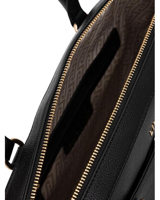 Liu Jo Black Top Handle Strap Tote Bag