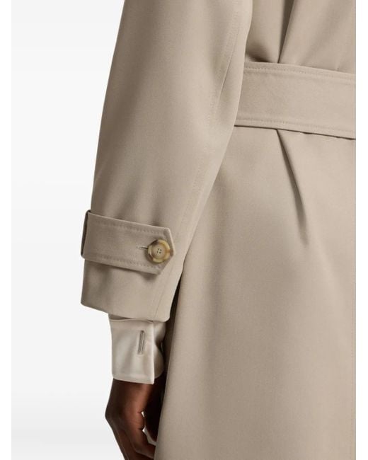 Boss Natural Belted Wool Trench Coat