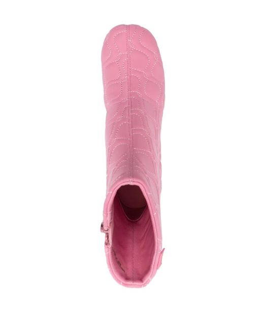 Camper Pink Niki Ankle Boots