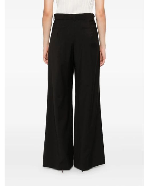 Pantaloni Sartoriali Con Pieghe di Sportmax in Black