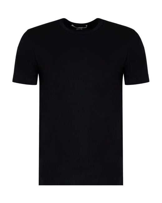 Comme des Garçons Black Crew-Neck Cotton T-Shirt for men