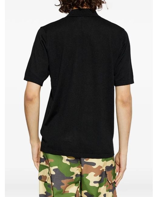 Samsøe & Samsøe Black Sarowan Polo Shirt for men