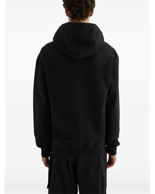 メンズ Jil Sander ロゴ パーカー Black