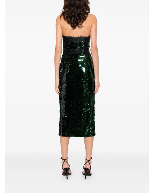 retrofte Ellen Sequin Lace Midi Dress in Green | Lyst retrofte Ellen Sequin Lace Midi Dress in Green | Lyst