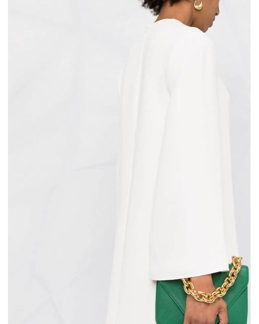 Valentino Garavani White Vlogo Chain Dress