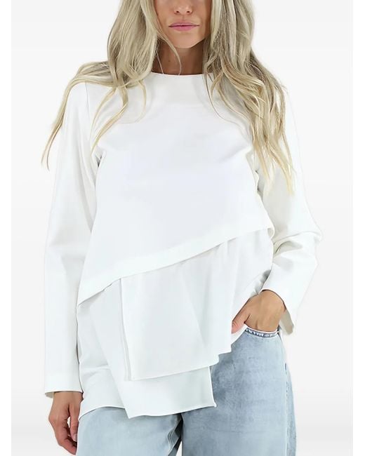 MEIMEIJ Maglia レイヤード トップ White