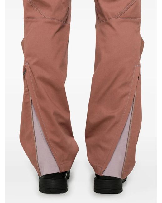 Kiko Kostadinov Red X Fox Lab Moto Trousers