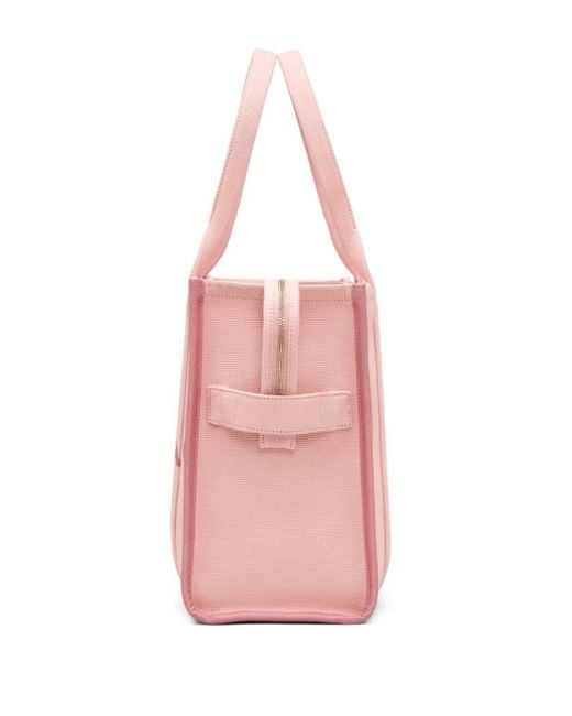 Marc Jacobs The Large Jacquard Shopper in het Pink