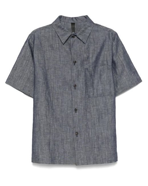 Hevò Men's Cotton Blend Shirt Brown