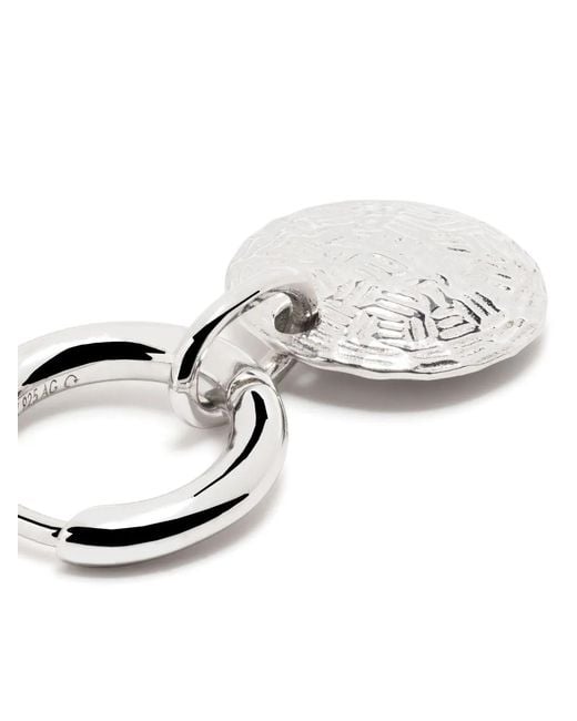 Maria Black White Tan Huggie Single Earring