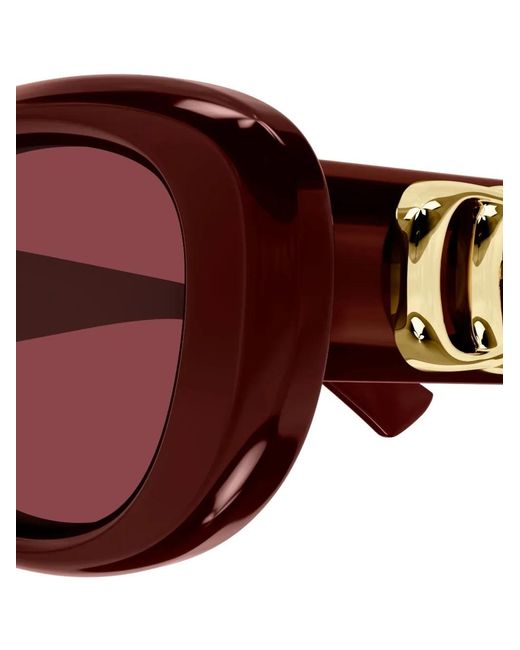 Gucci Pink Oval-Frame Sunglasses