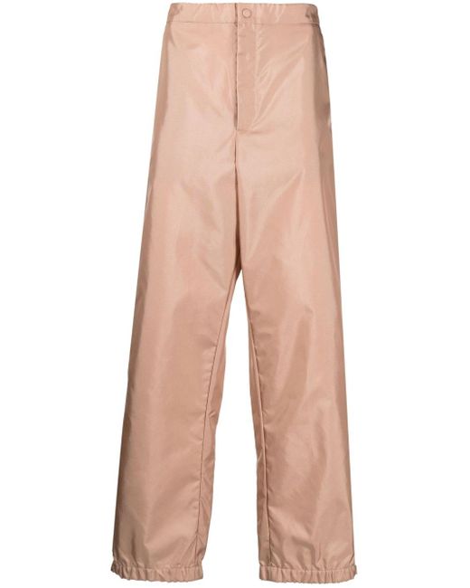 Valentino Garavani High-waisted Cargo Pants in Natural for Men | Lyst