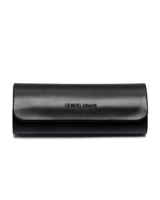 Giorgio Armani Black Round-Frame Gradient-Lenses Sunglasses
